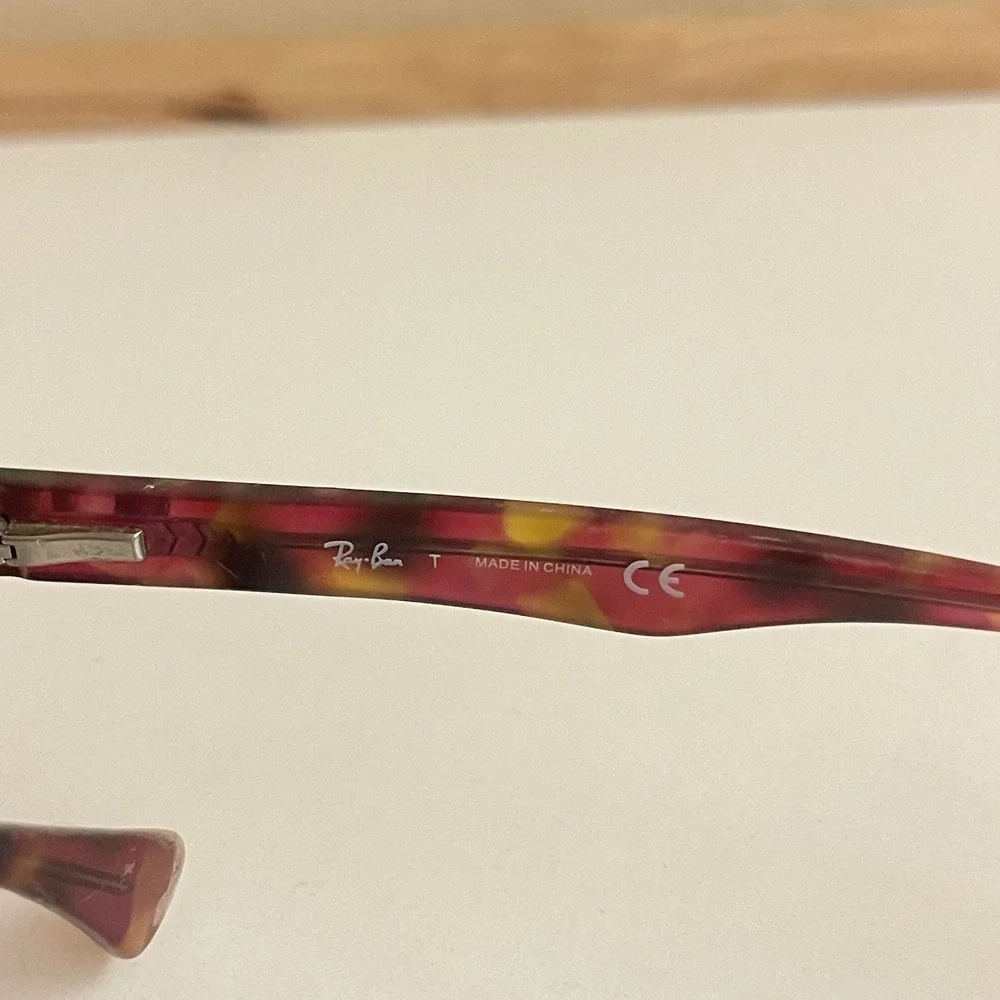 Ray-Ban RB5228-5628‎ 51-18 135 Polished Brown Square Full Rim Eyeglasses Frame